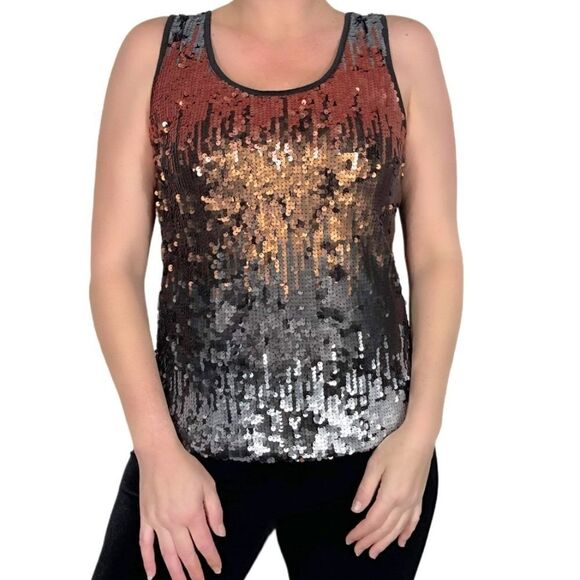 Hayden Sequin Multi color Woman's Tank Top - Picture 1 of 12